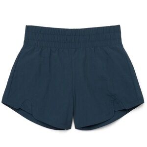 NWT Athletic Works Girls High Waist Shorts in Navy Magic Size XXL (18)&